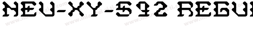 NEU-XY-S92 Regular字体转换